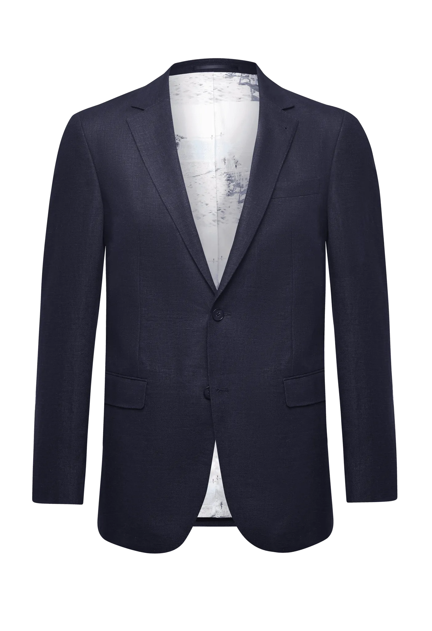 Abram Navy-SL7-Linen Suit