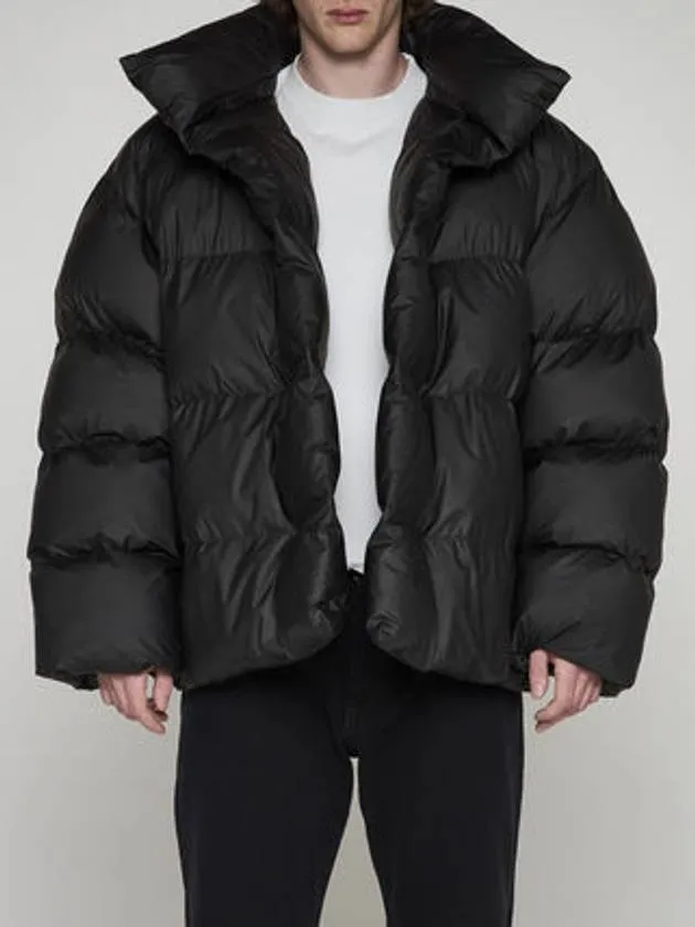 Balenciaga Back Logo Wrap Padding Black