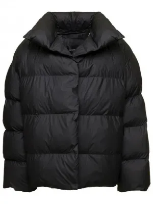 Balenciaga Back Logo Wrap Padding Black