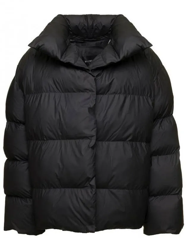 Balenciaga Back Logo Wrap Padding Black