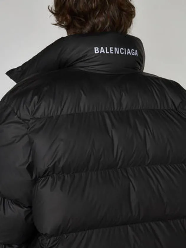 Balenciaga Back Logo Wrap Padding Black