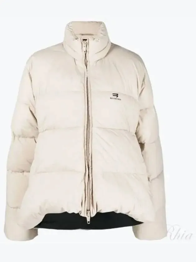 Balenciaga C Shape Nylon Padding Sand