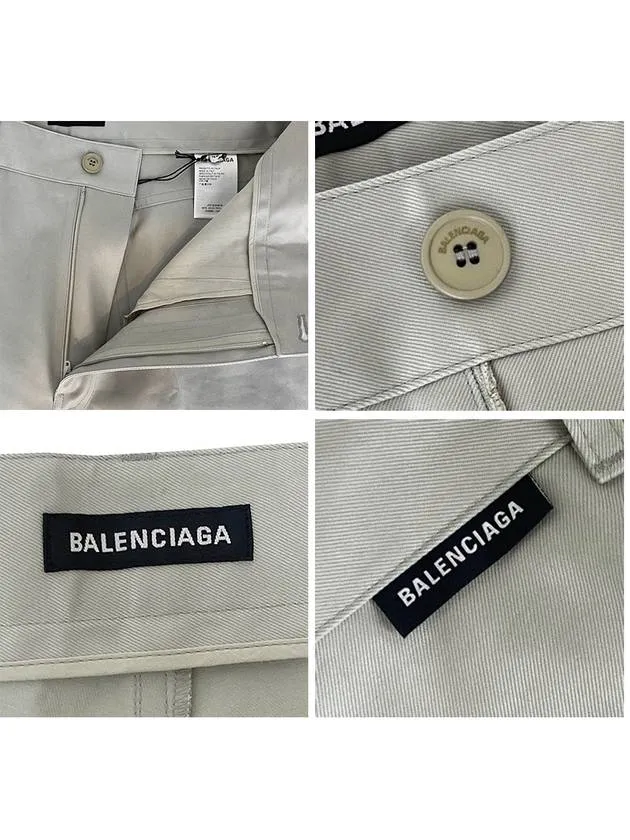 Balenciaga Fluid Wide Pants Pearl Grey