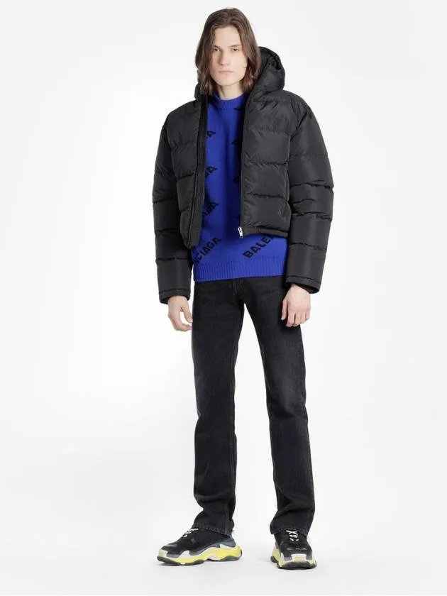 Balenciaga Quilt Short Padding Black