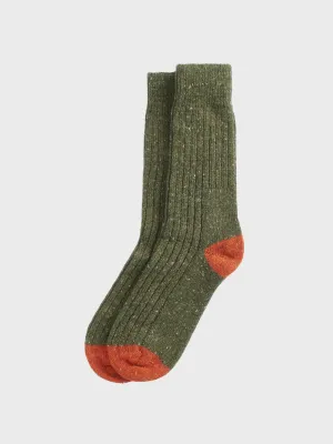Barbour Accessories Houghton Socks Olive