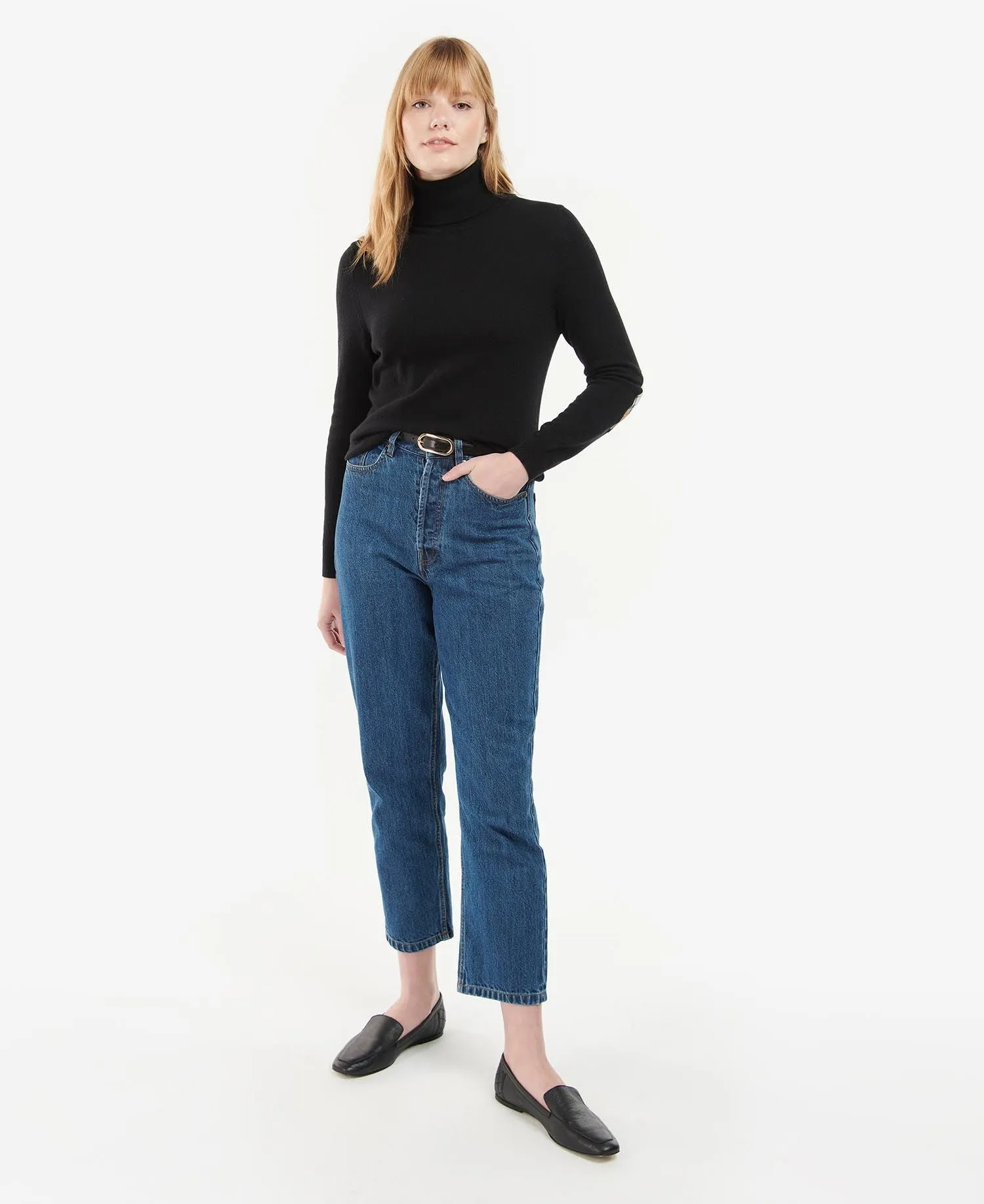 BARBOUR Moorland High-Rise Jeans BLUE