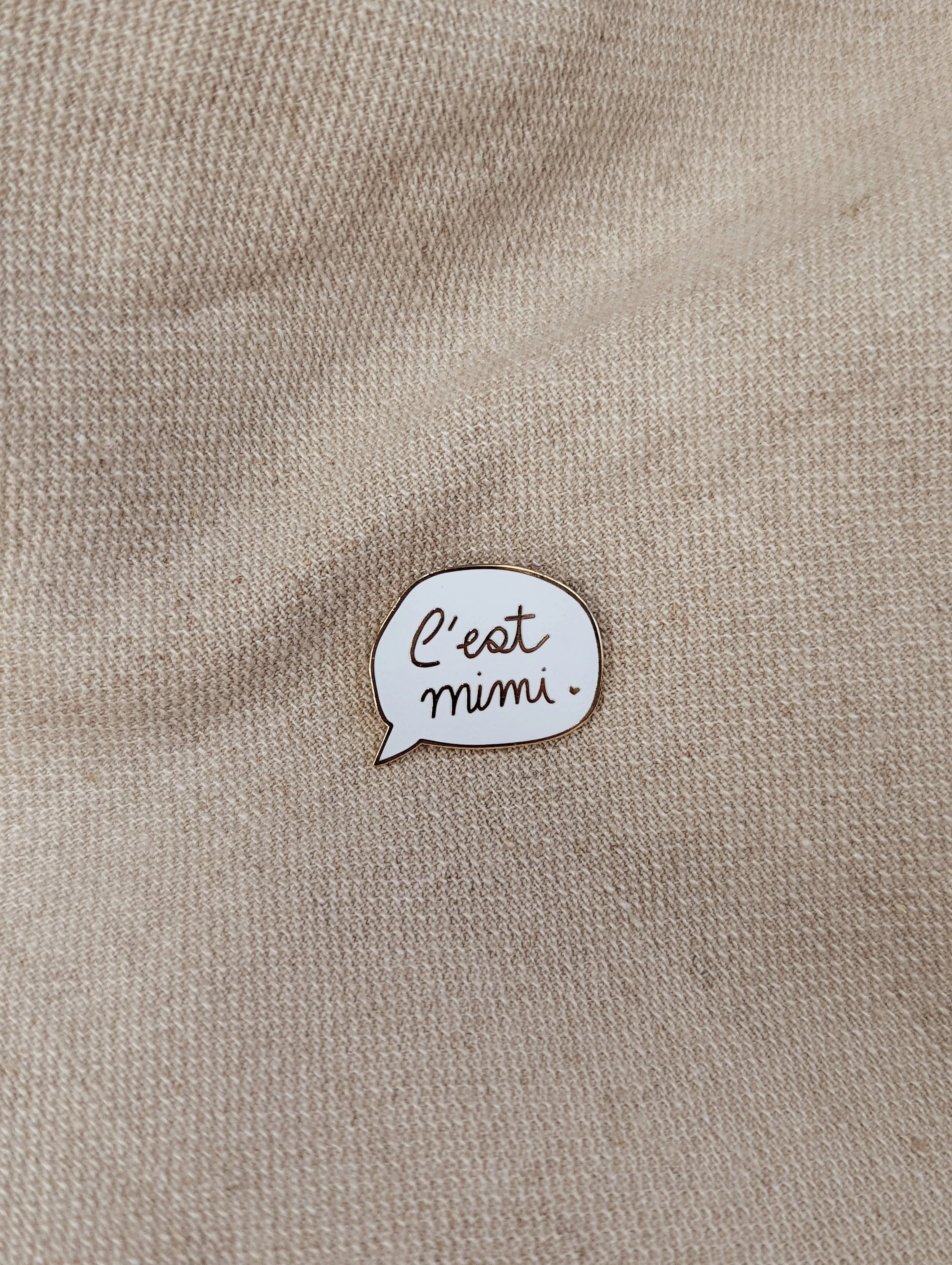 C'est Mimi Enamel Pin