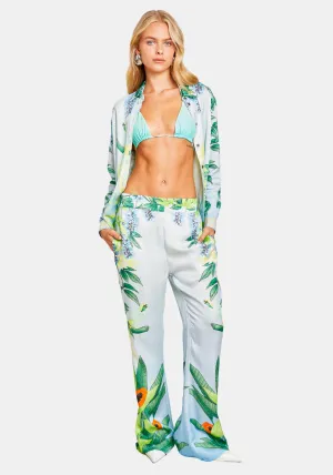 EDEN ILLUSTRATED PANT BLUE