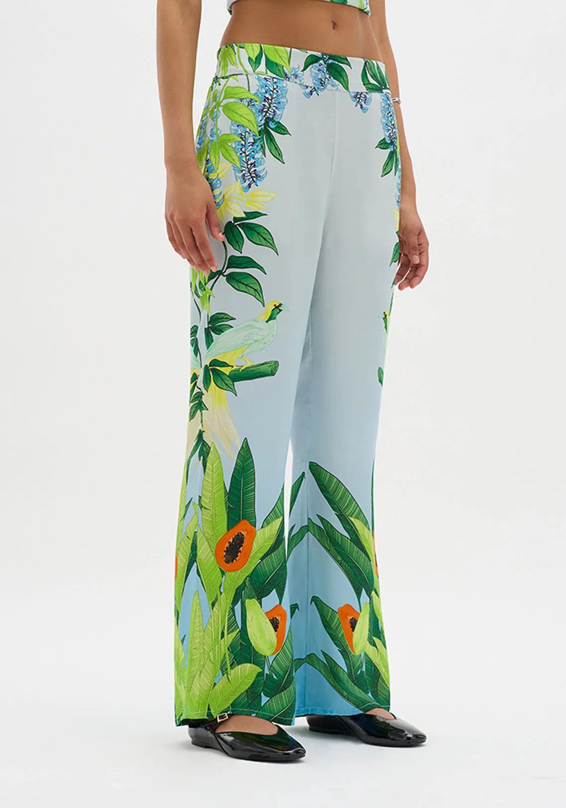 EDEN ILLUSTRATED PANT BLUE