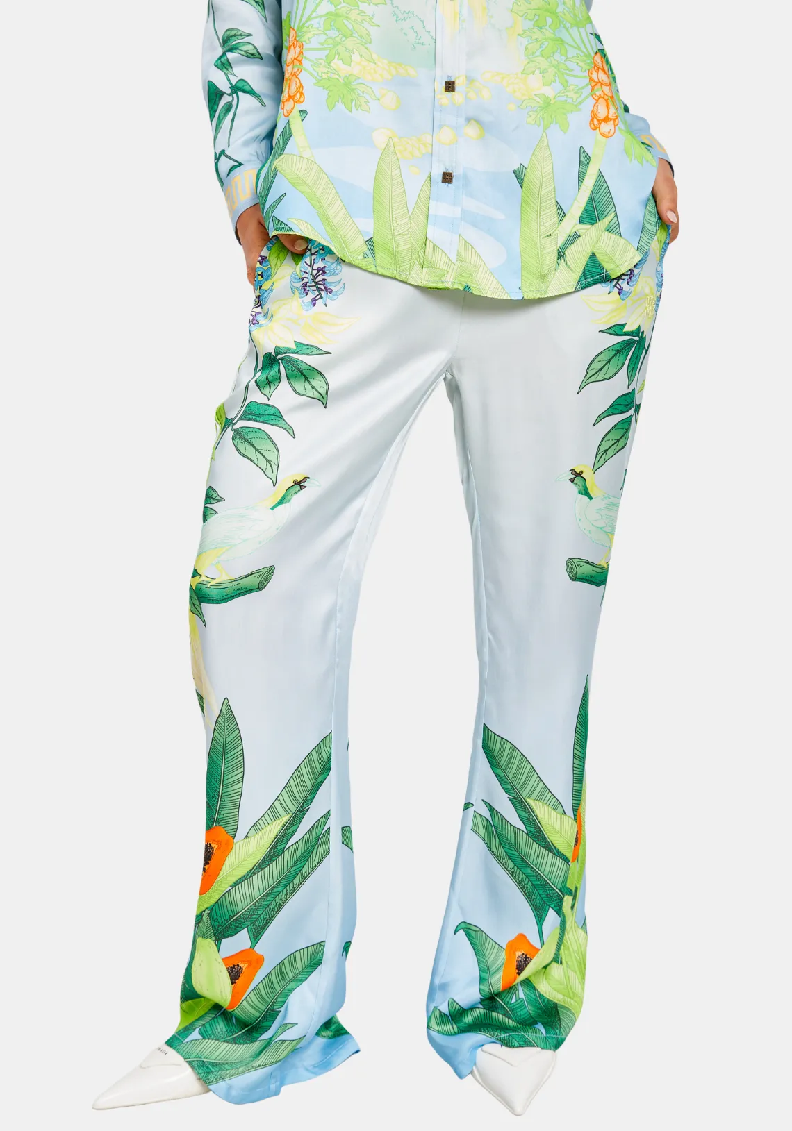 EDEN ILLUSTRATED PANT BLUE