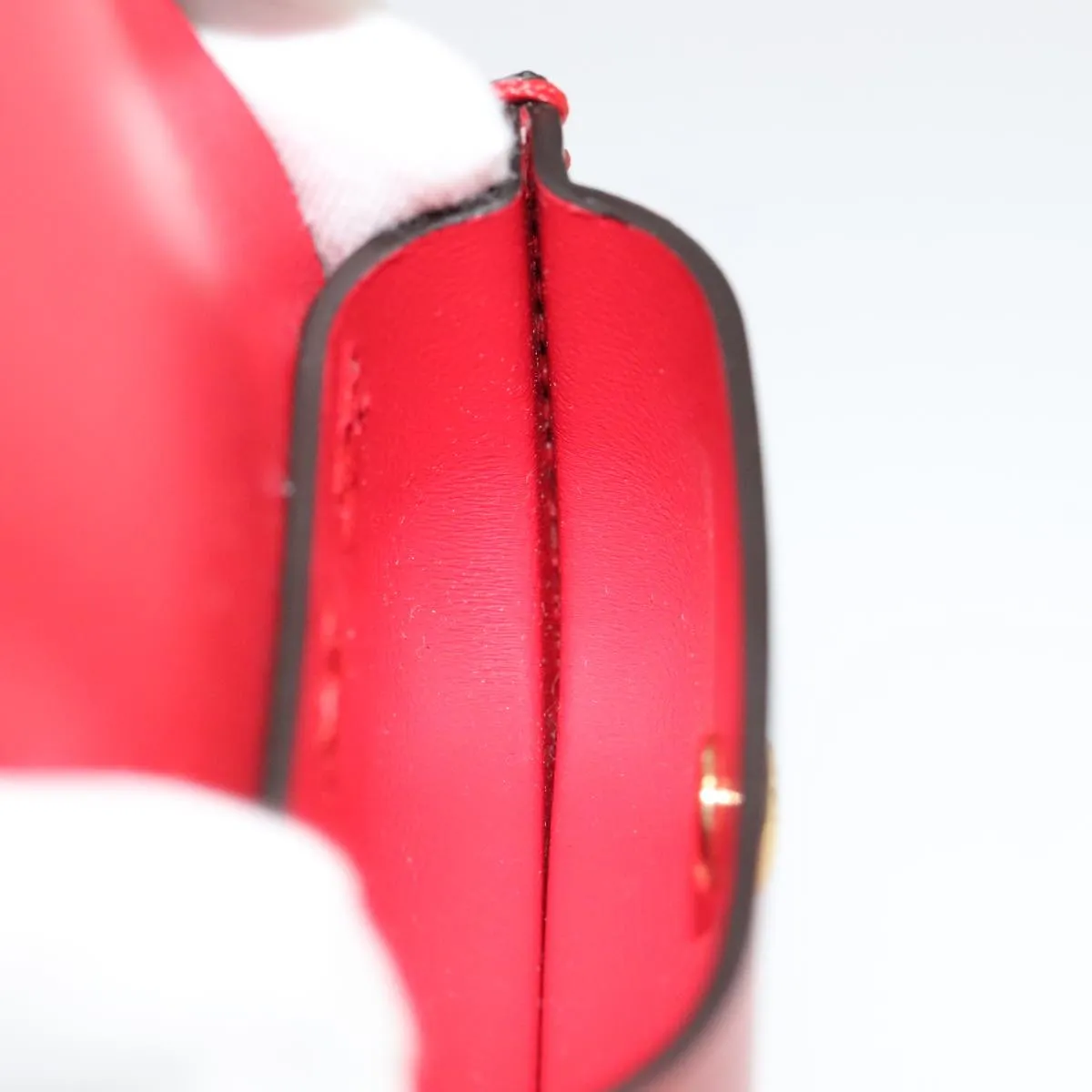 Fendi Baguette Red Leather Accessories