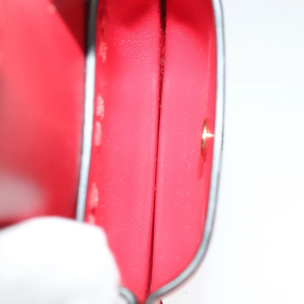 Fendi Baguette Red Leather Accessories