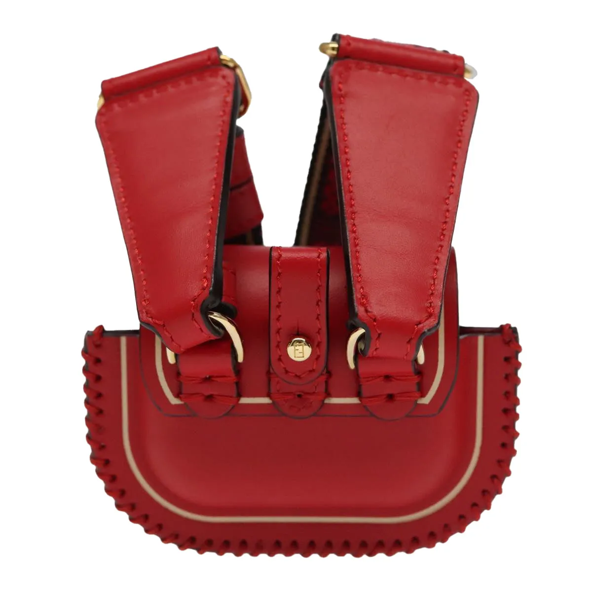 Fendi Baguette Red Leather Accessories