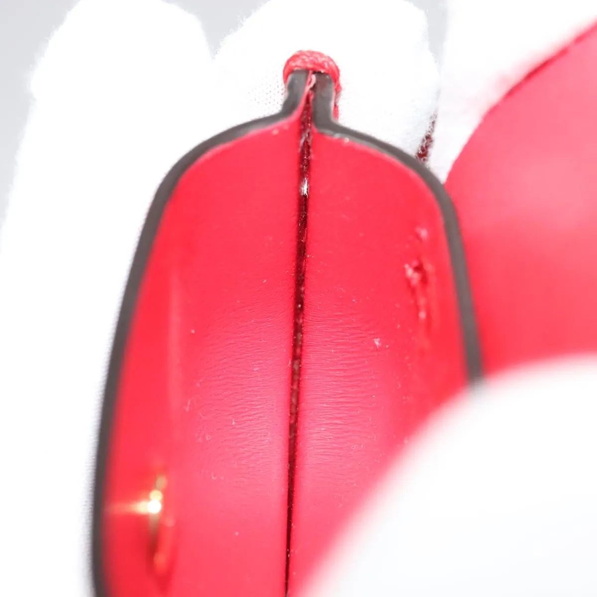 Fendi Baguette Red Leather Accessories