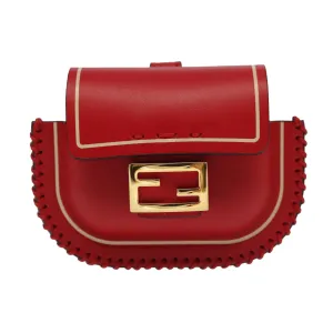 Fendi Baguette Red Leather Accessories