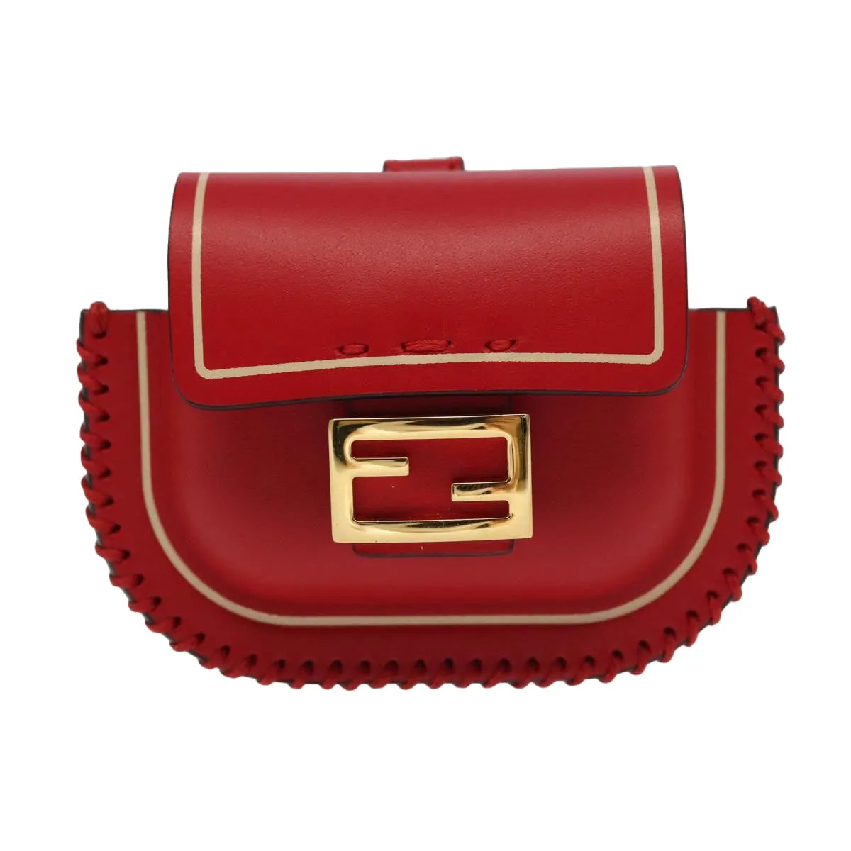Fendi Baguette Red Leather Accessories