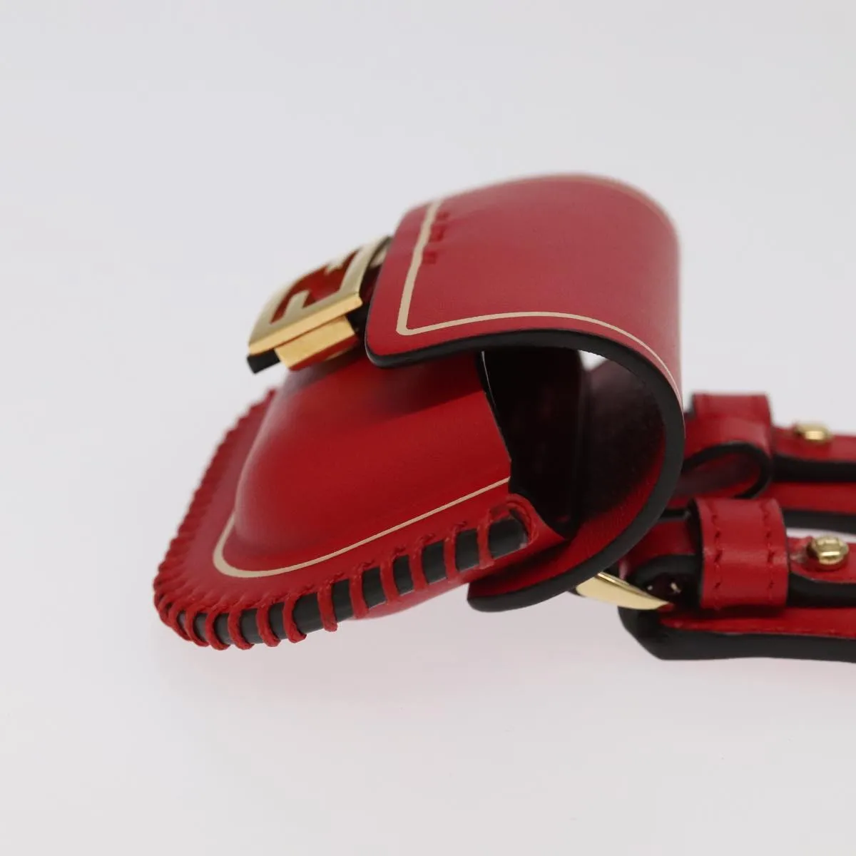 Fendi Baguette Red Leather Accessories