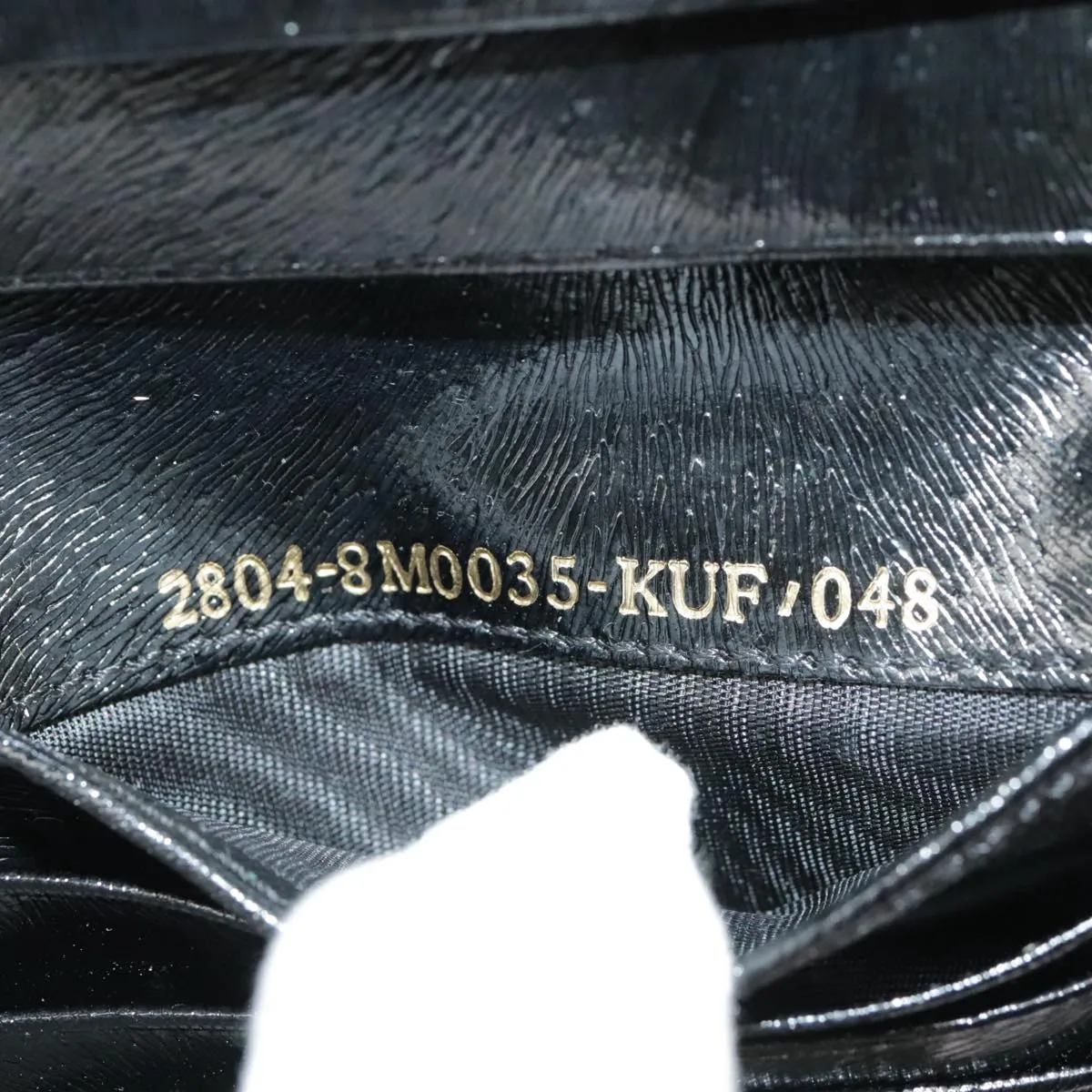 Fendi FENDIGRAPHY Black Leather Accessories