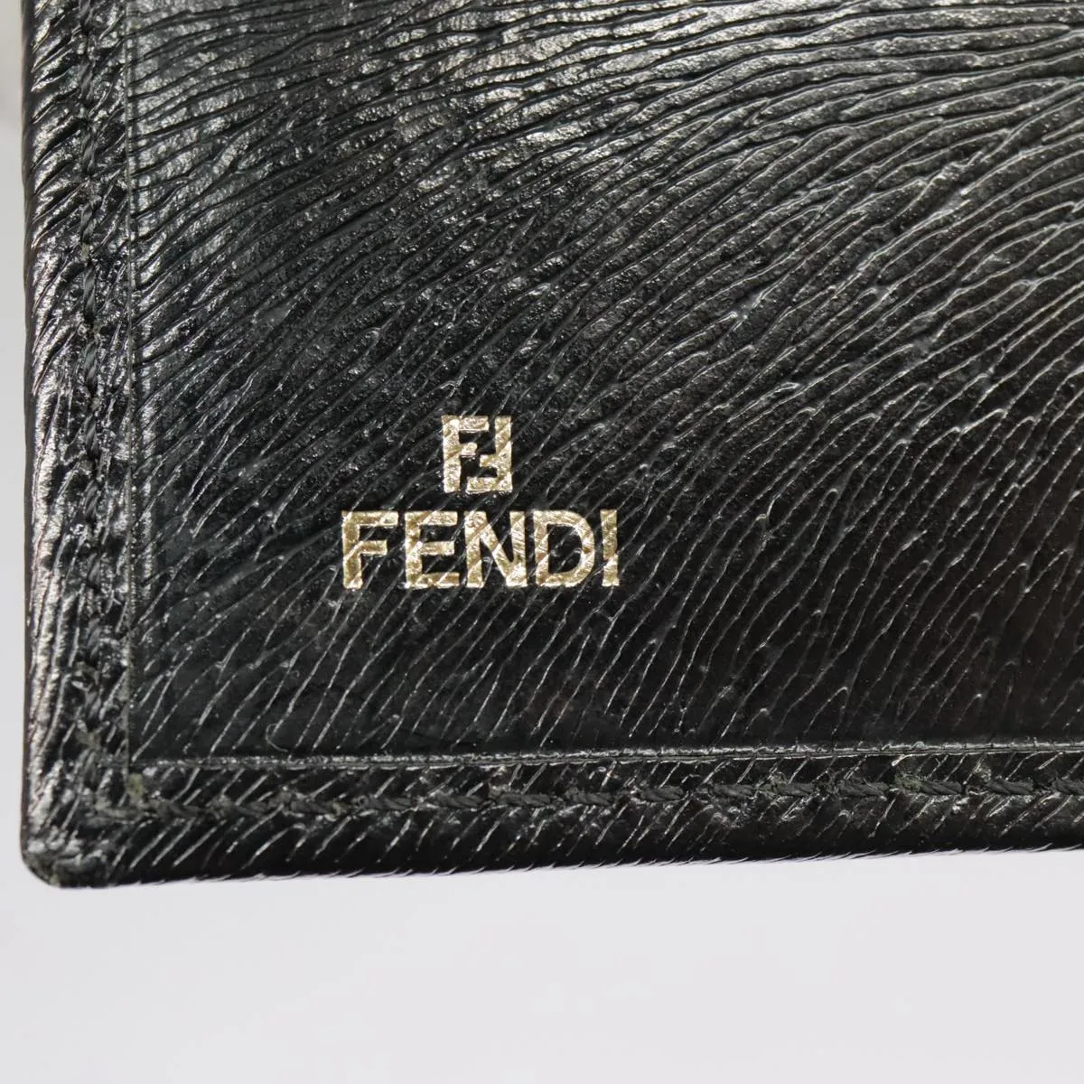 Fendi FENDIGRAPHY Black Leather Accessories