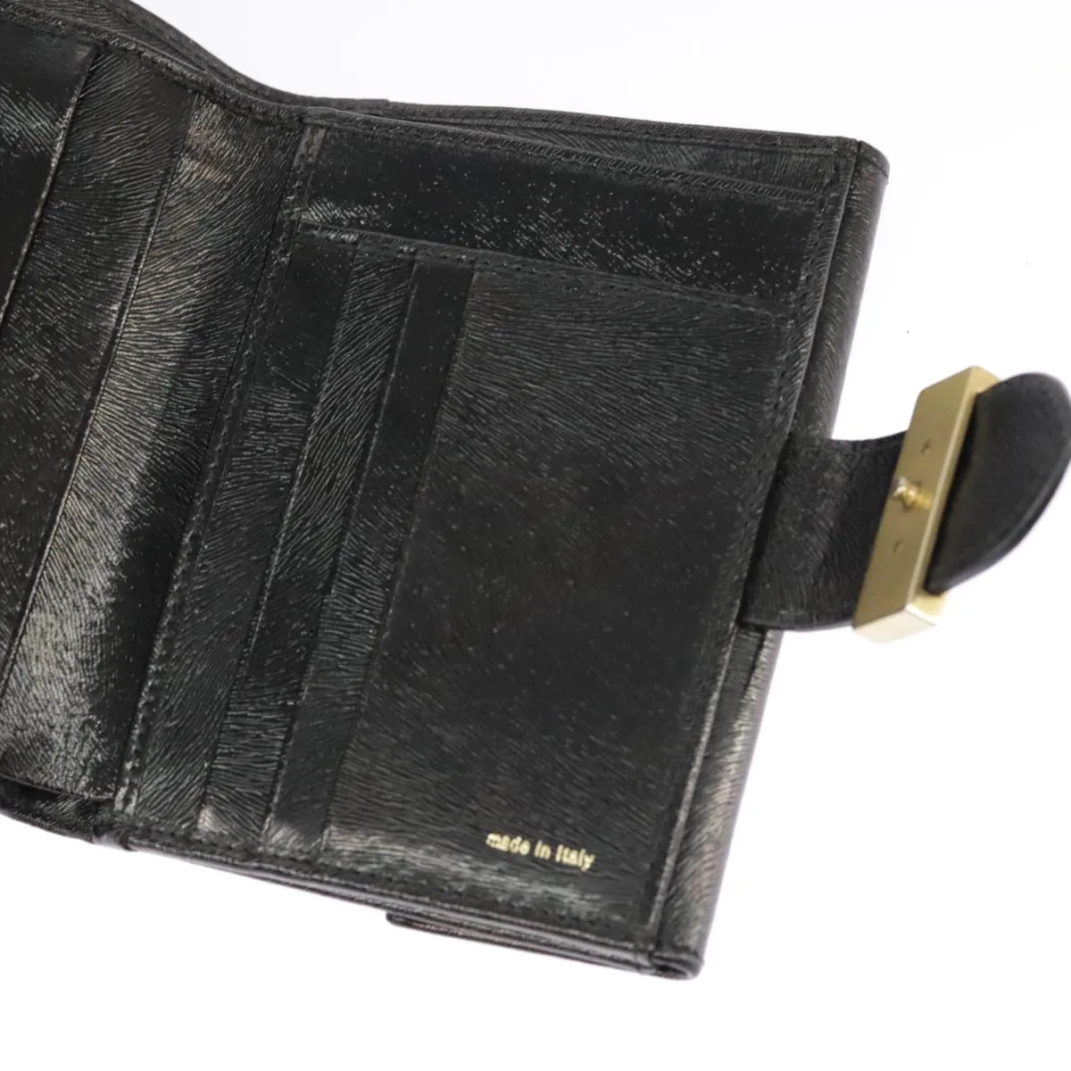 Fendi FENDIGRAPHY Black Leather Accessories