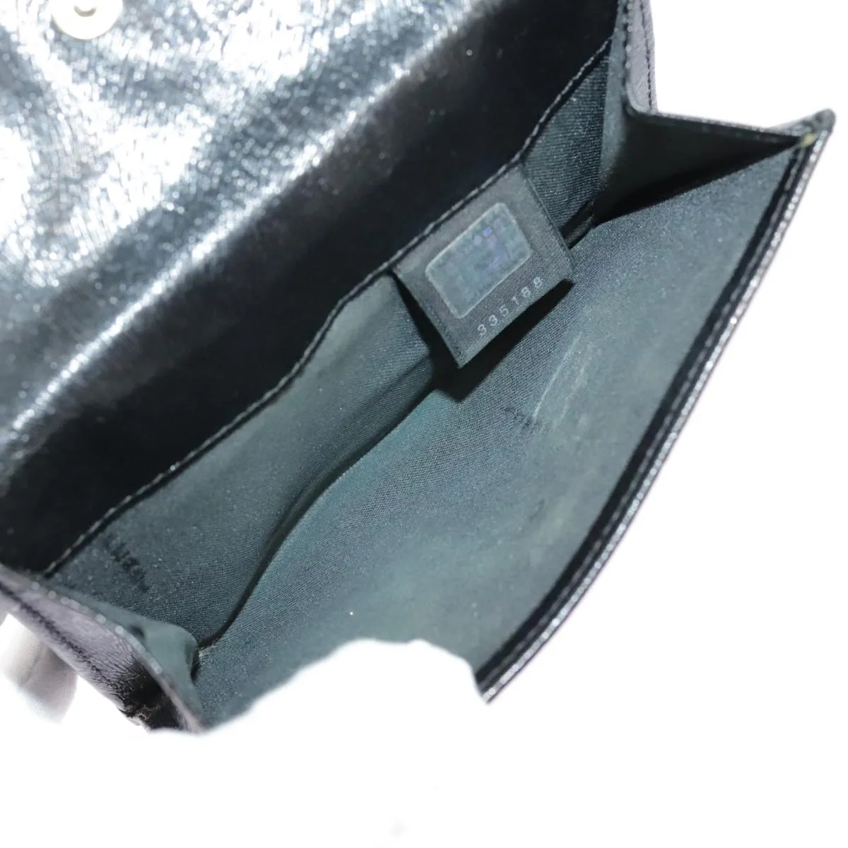 Fendi FENDIGRAPHY Black Leather Accessories
