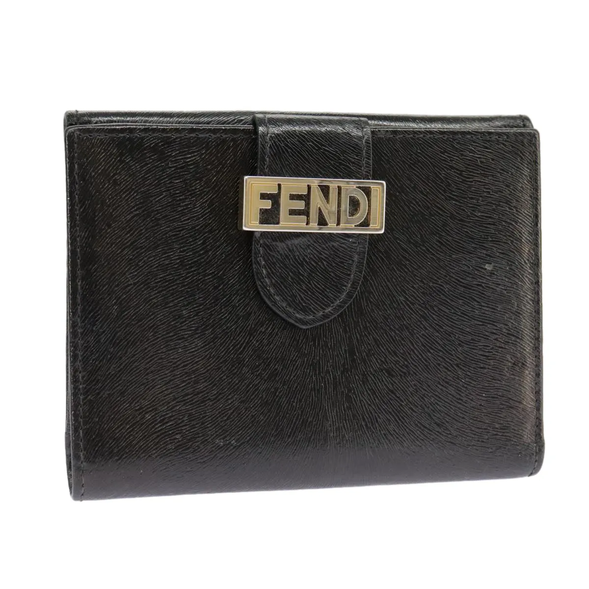 Fendi FENDIGRAPHY Black Leather Accessories