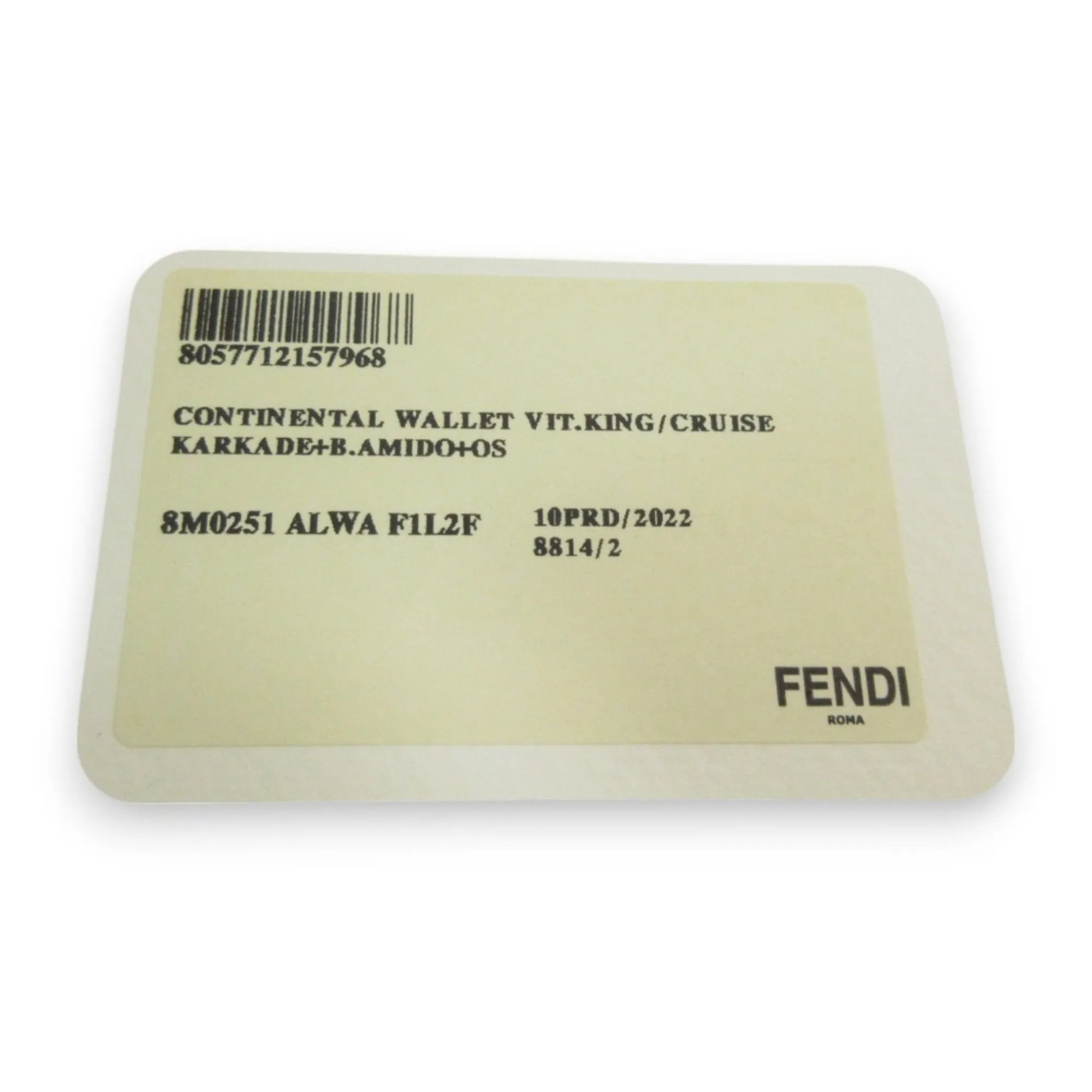 Fendi FF Red Leather Accessories
