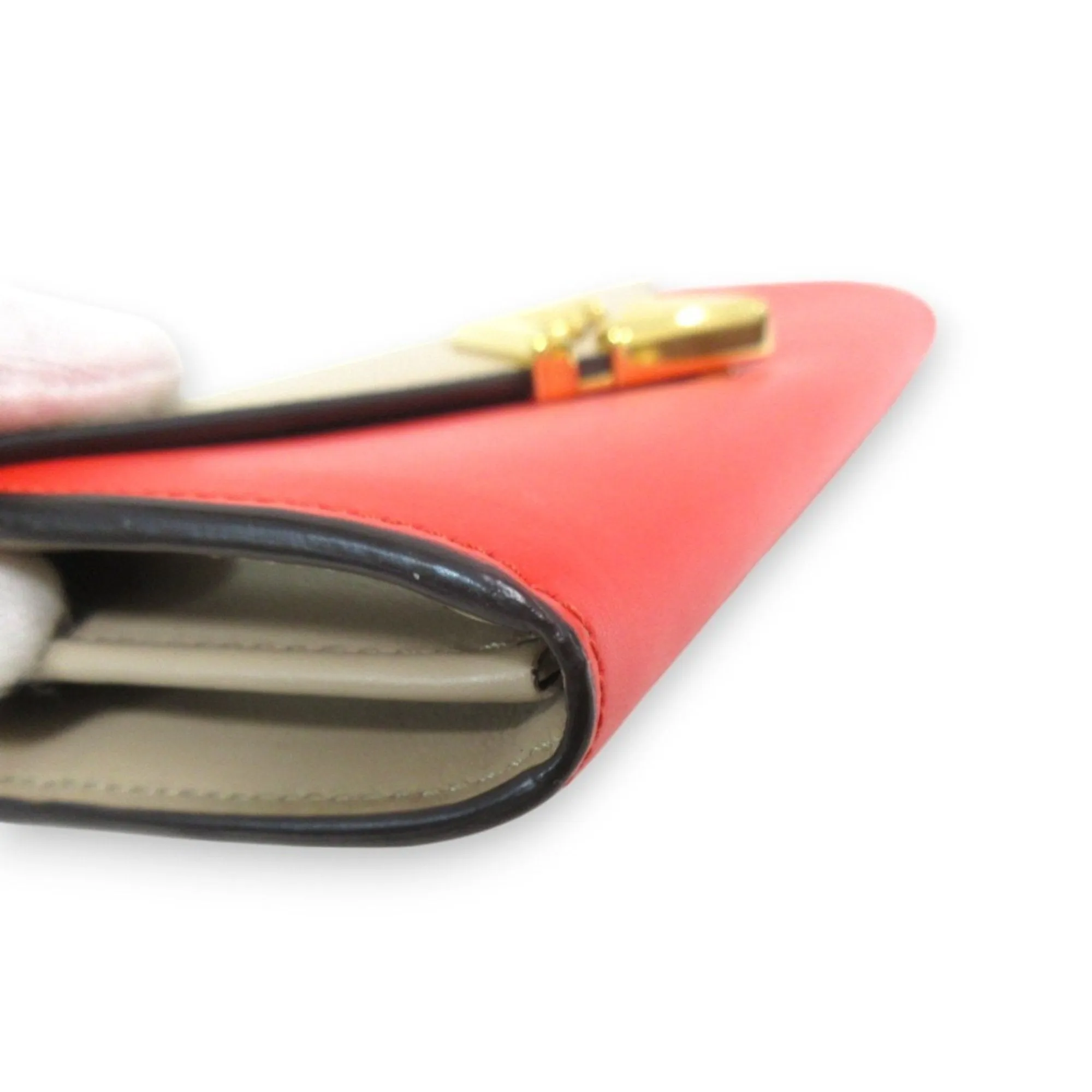 Fendi FF Red Leather Accessories