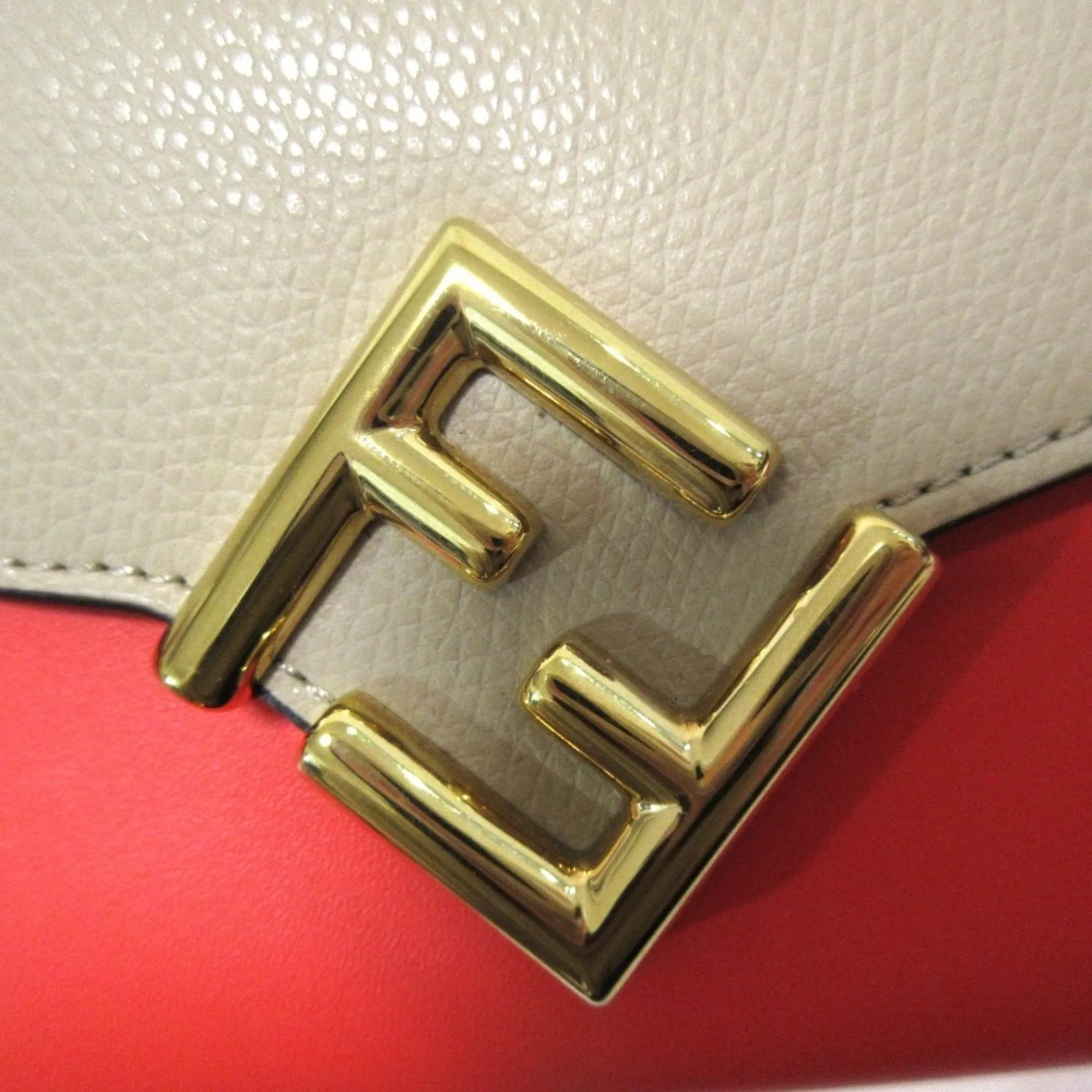 Fendi FF Red Leather Accessories