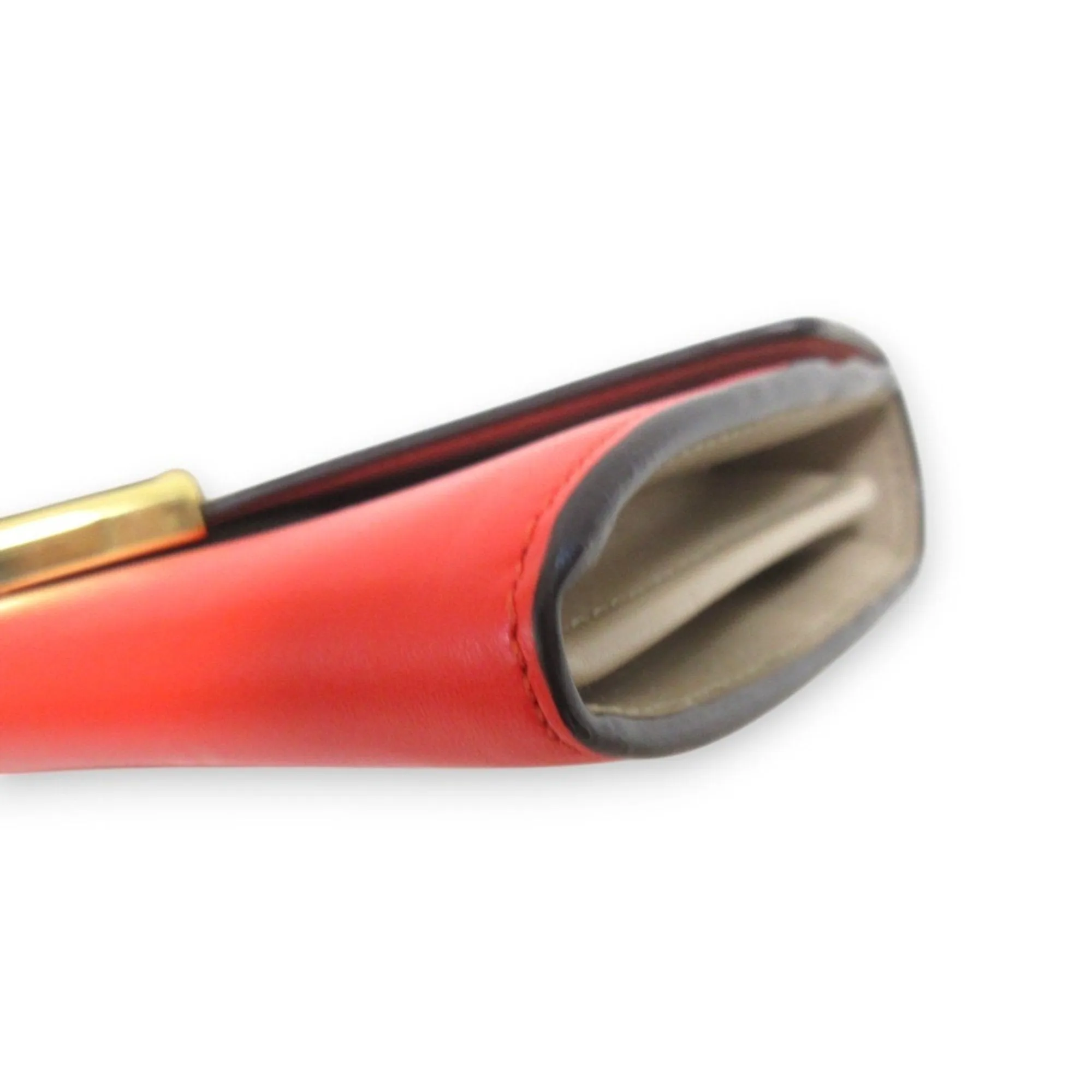 Fendi FF Red Leather Accessories