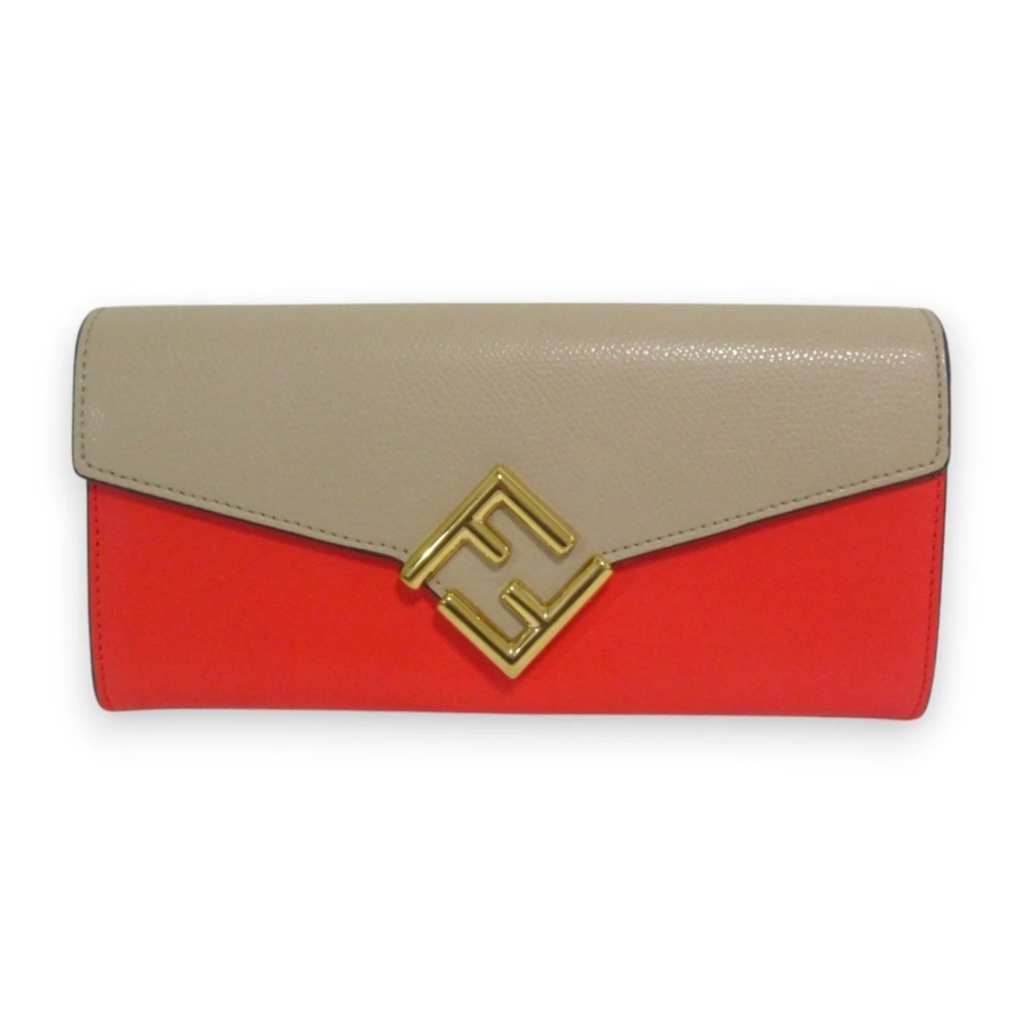 Fendi FF Red Leather Accessories