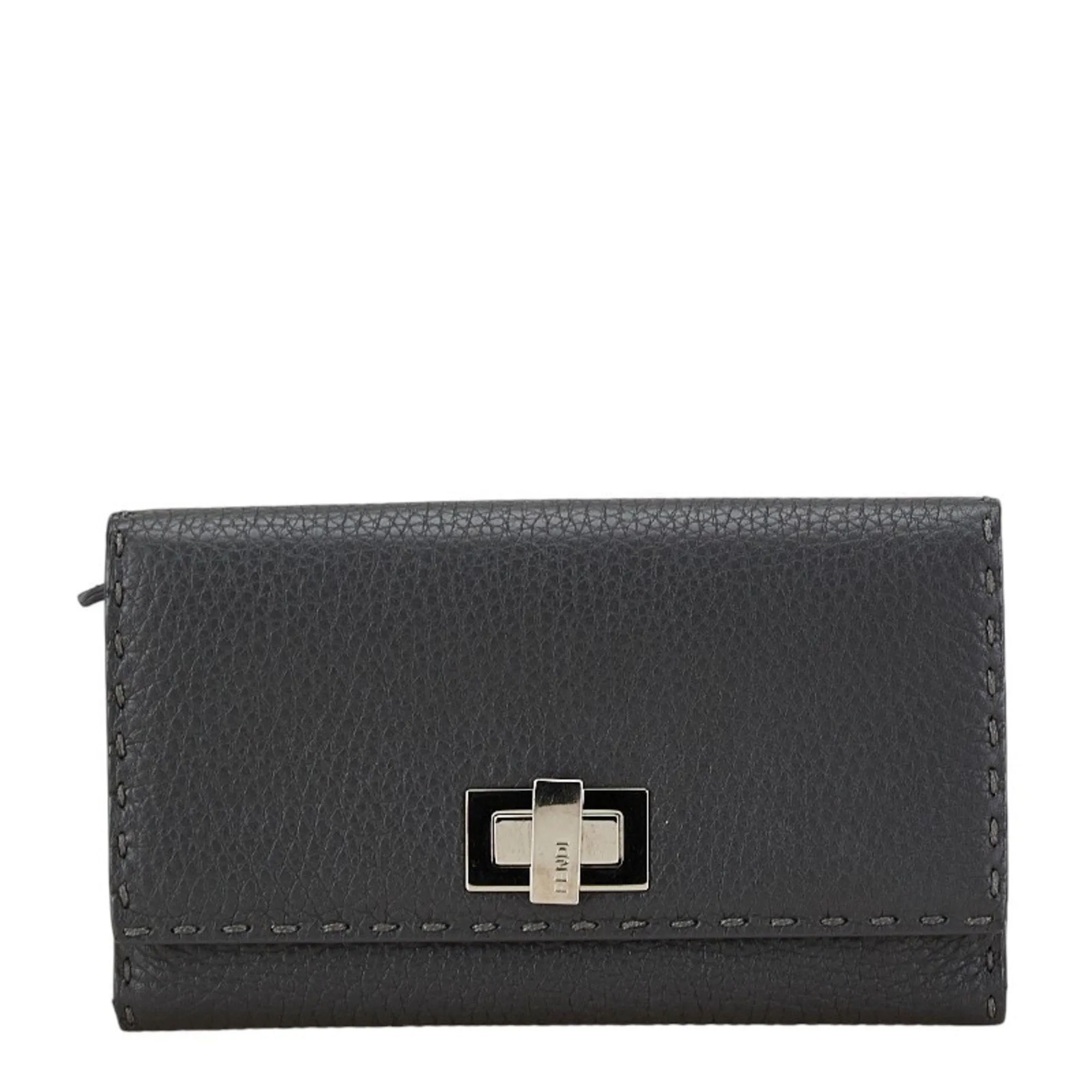 Fendi Peekaboo Black Leather Accessories