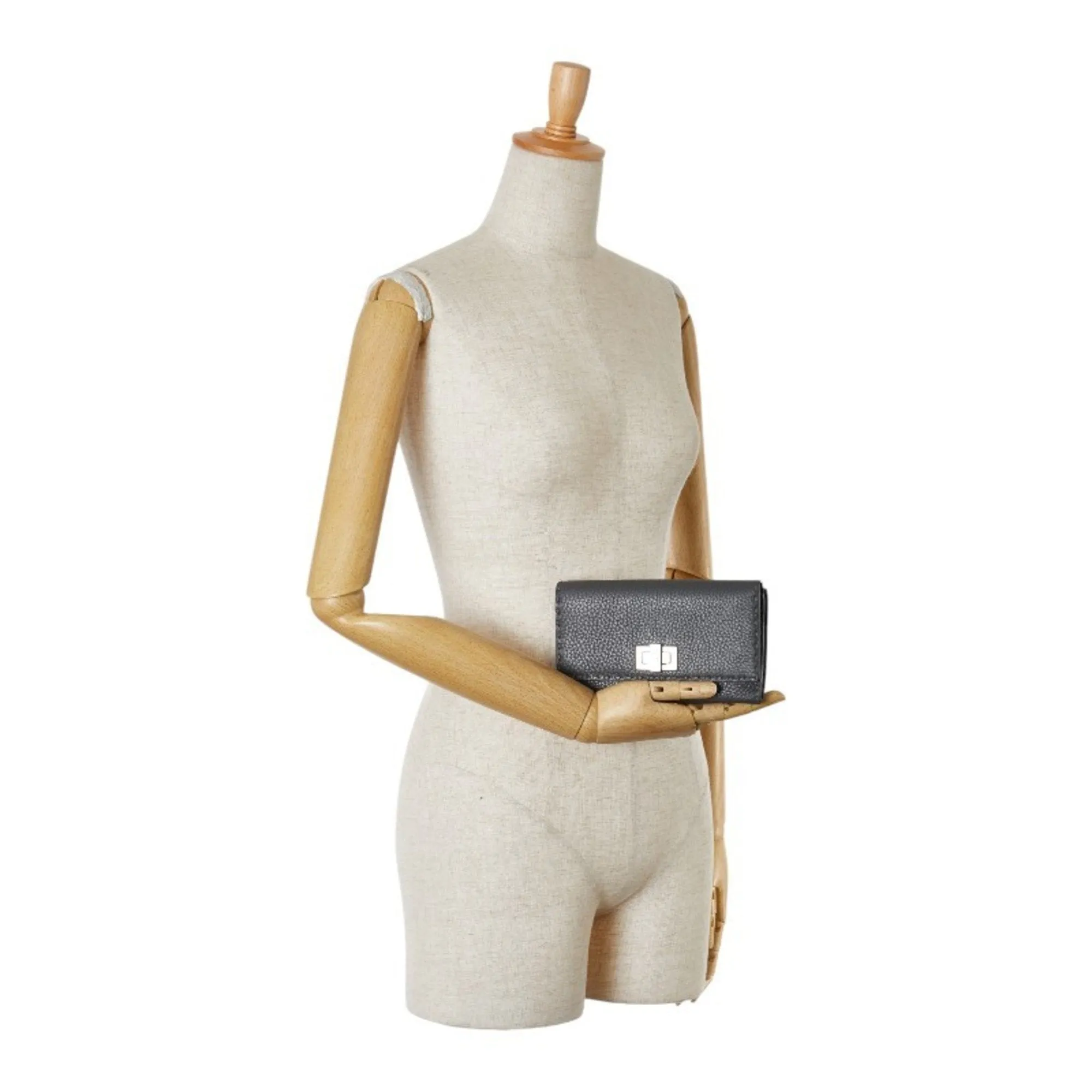 Fendi Peekaboo Black Leather Accessories