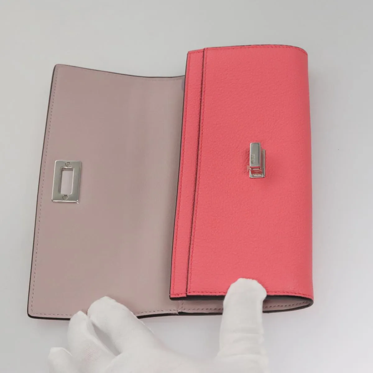 Fendi Peekaboo Pink Leather Accessories