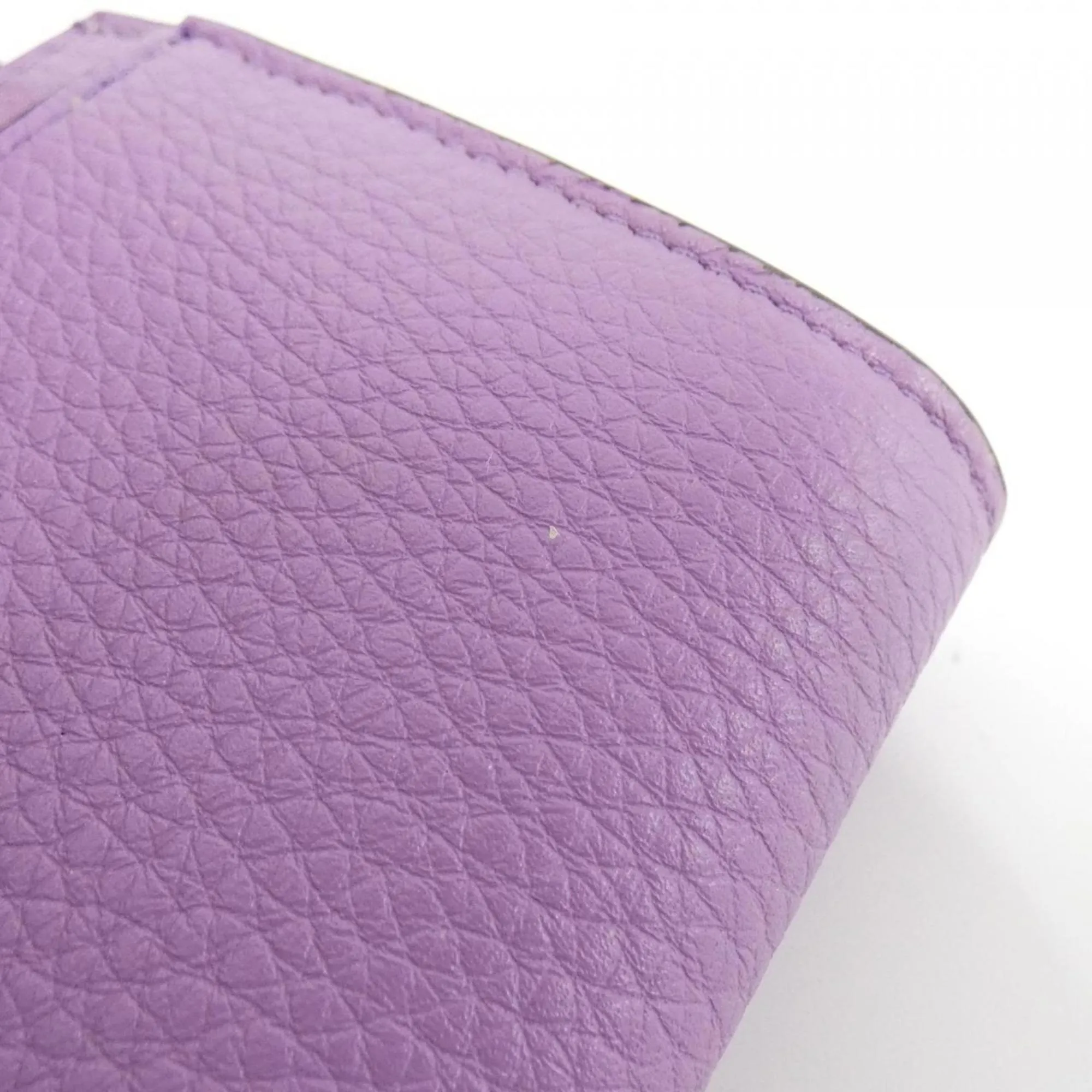 Fendi Peekaboo Purple Leather Accessories