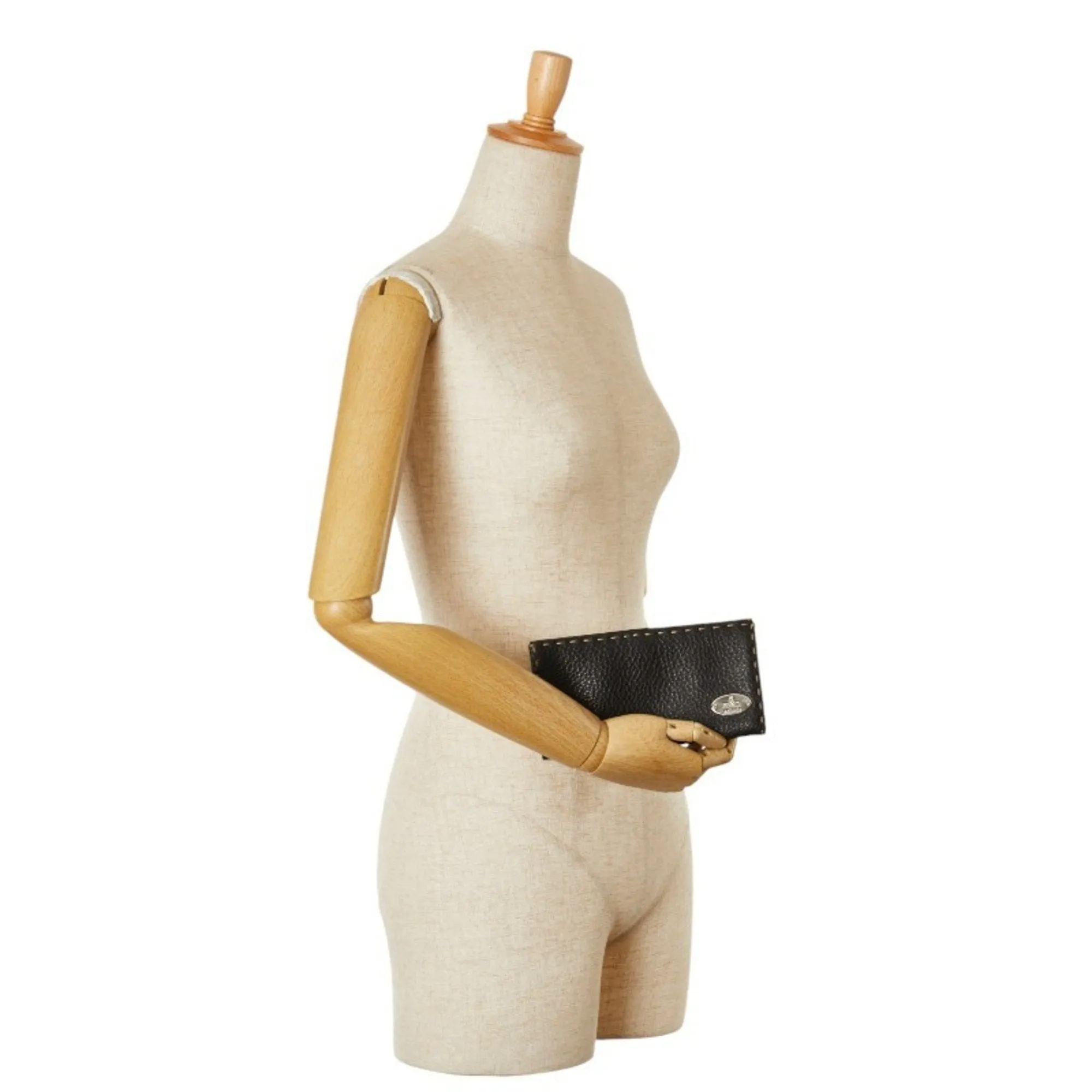 Fendi Selleria Navy Leather Accessories
