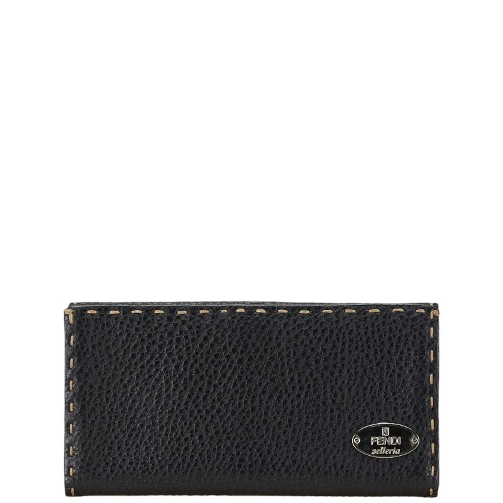 Fendi Selleria Navy Leather Accessories