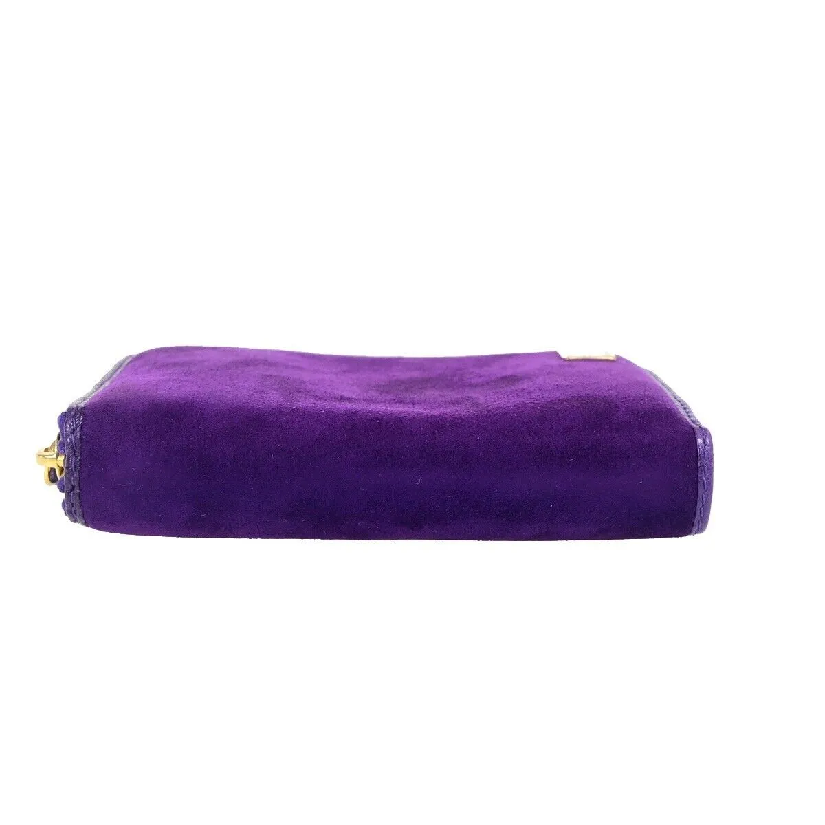 Fendi Zucca Purple Suede Accessories