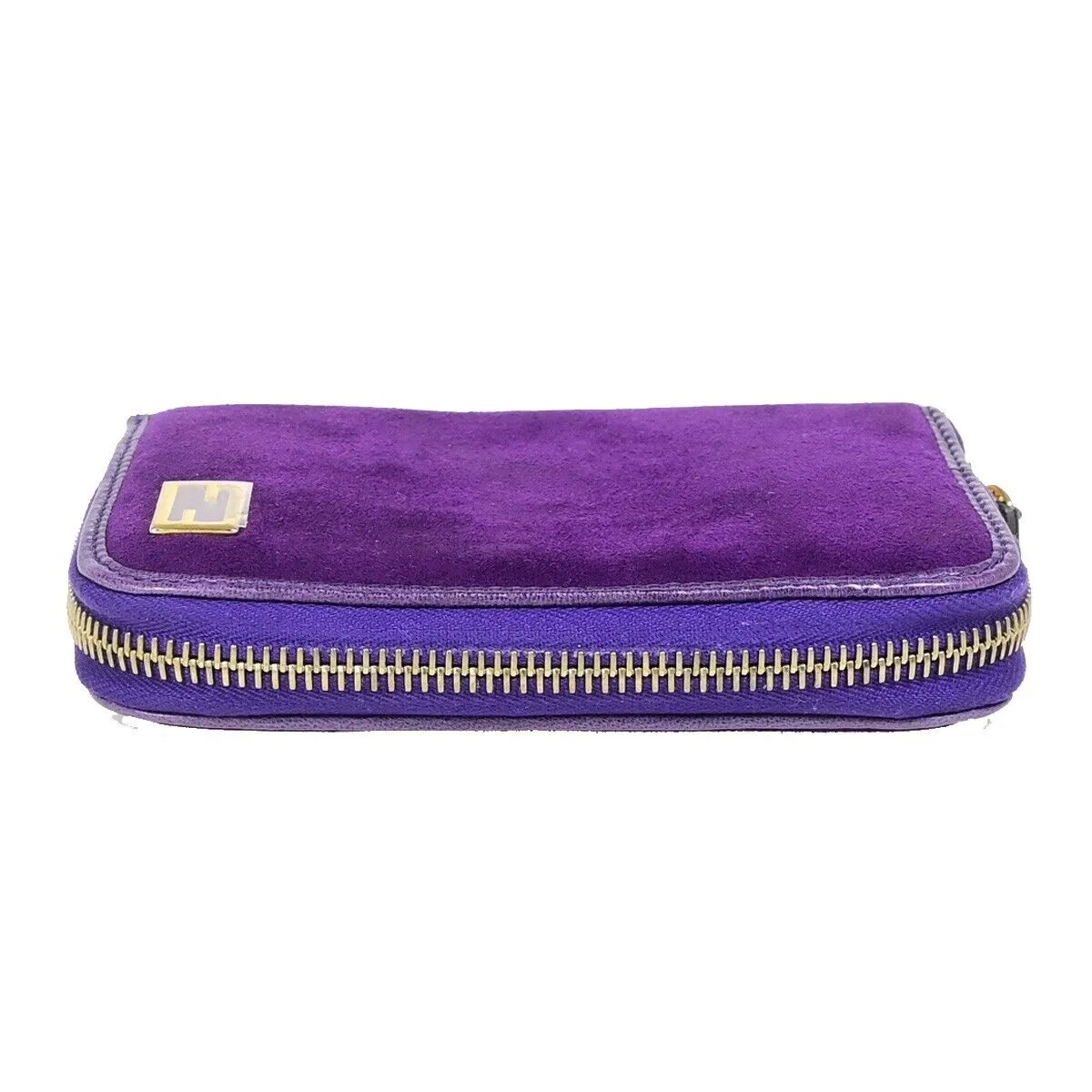 Fendi Zucca Purple Suede Accessories