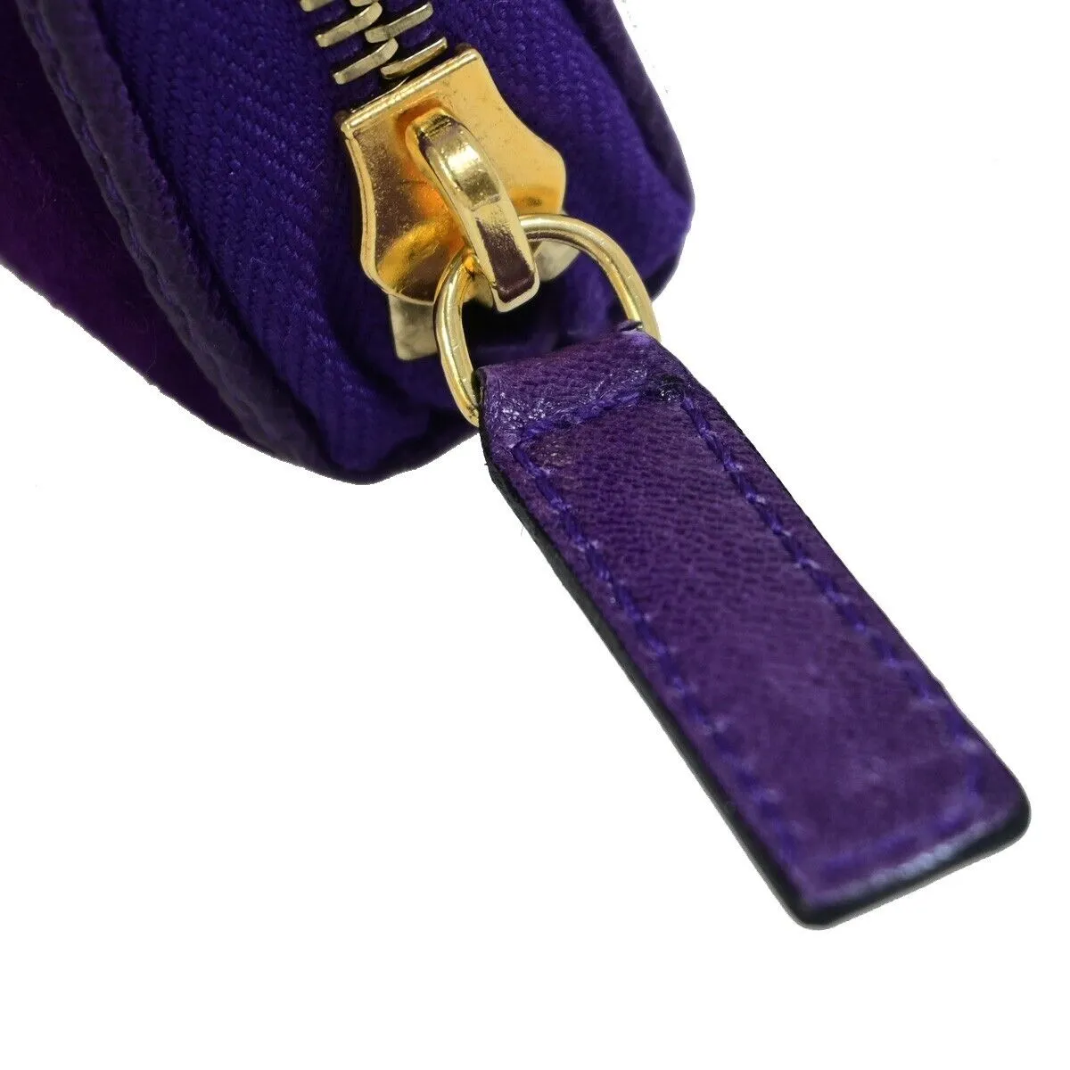 Fendi Zucca Purple Suede Accessories