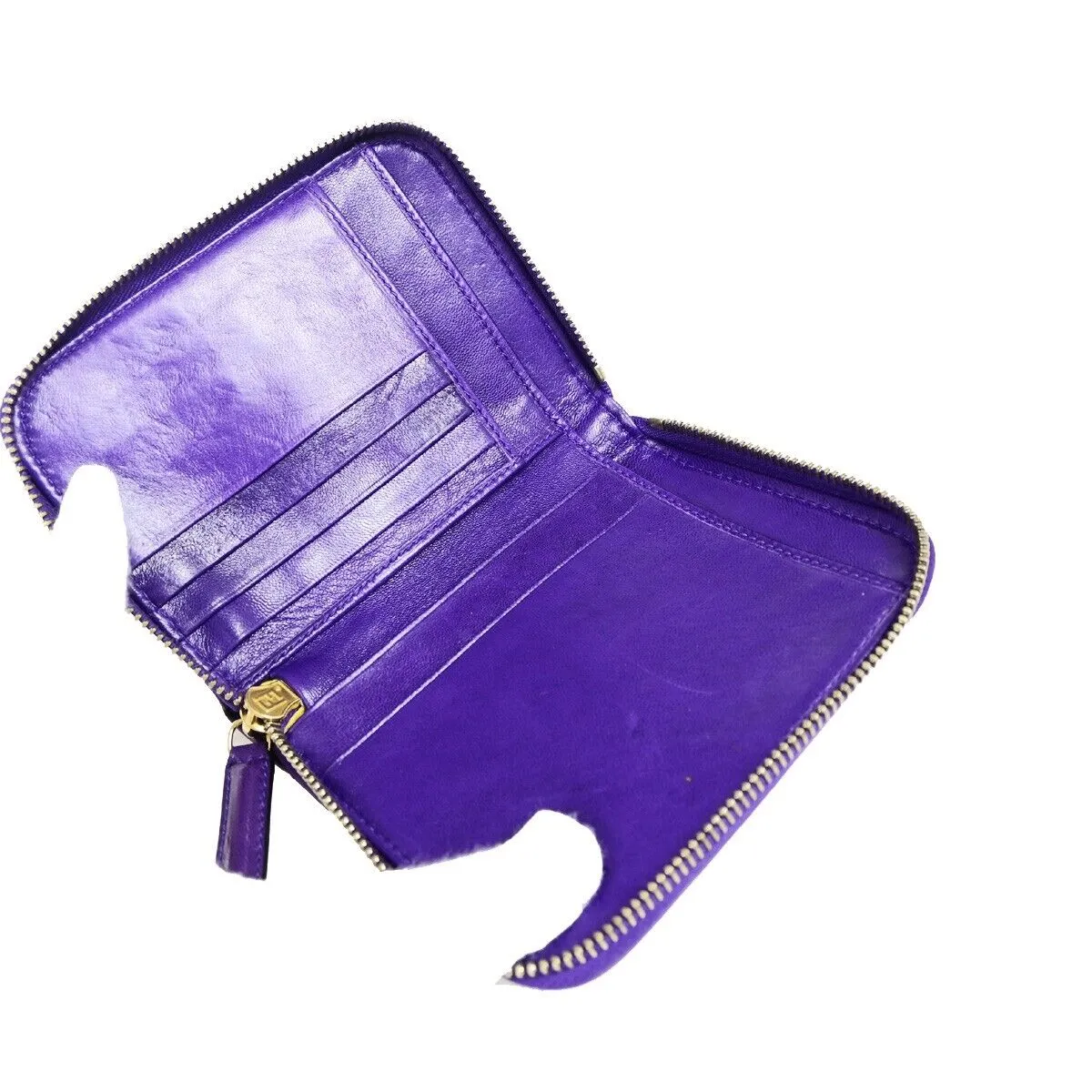 Fendi Zucca Purple Suede Accessories