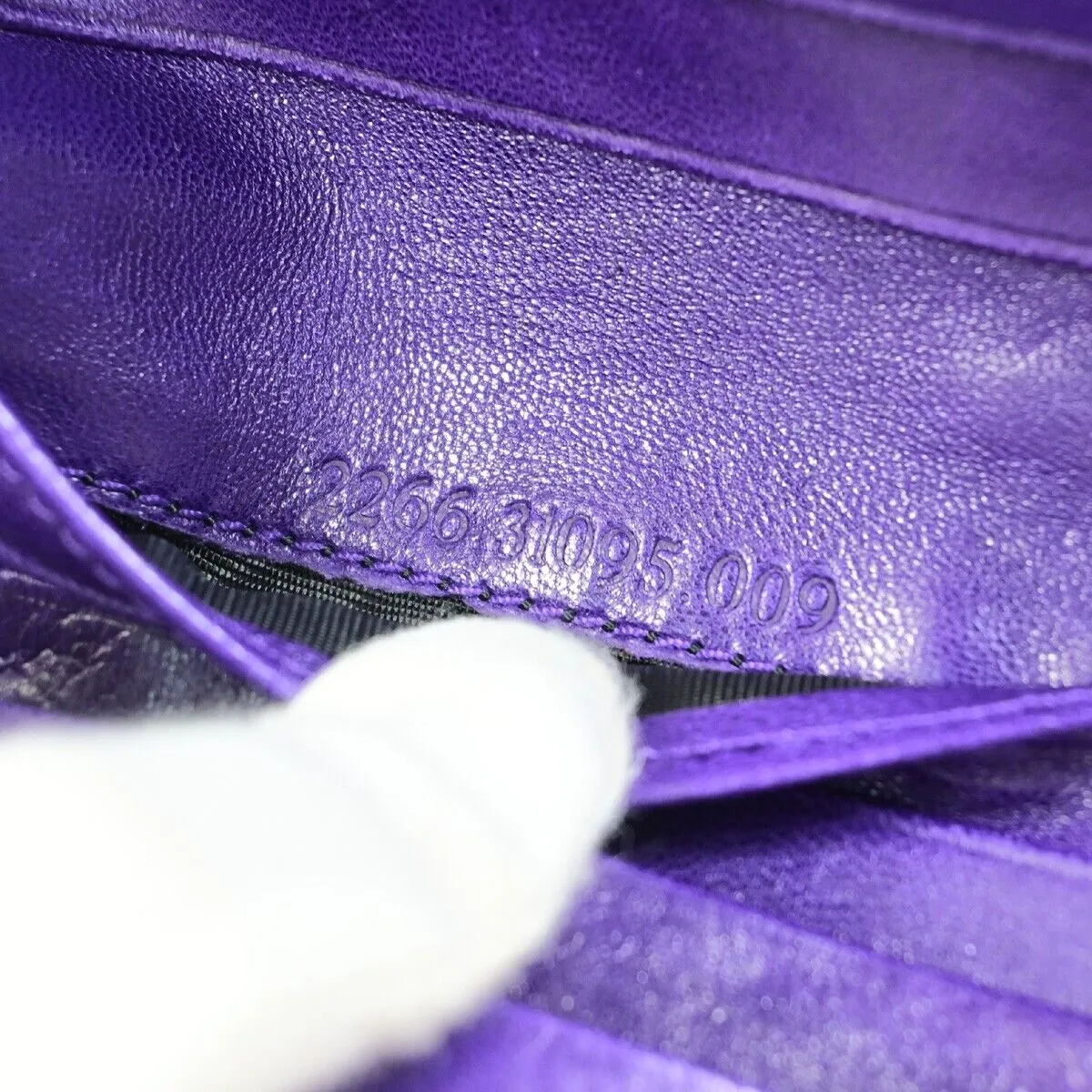 Fendi Zucca Purple Suede Accessories