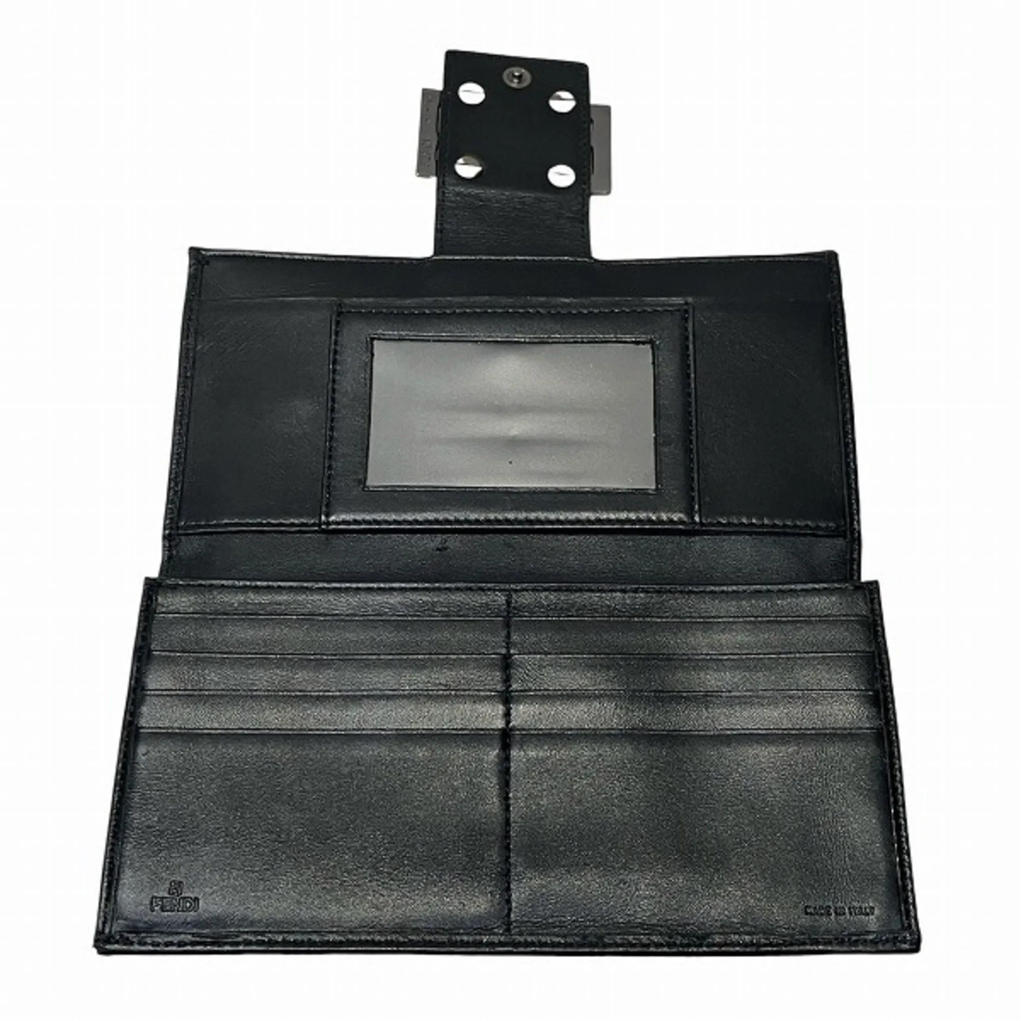 Fendi Zucchino Black Canvas Accessories