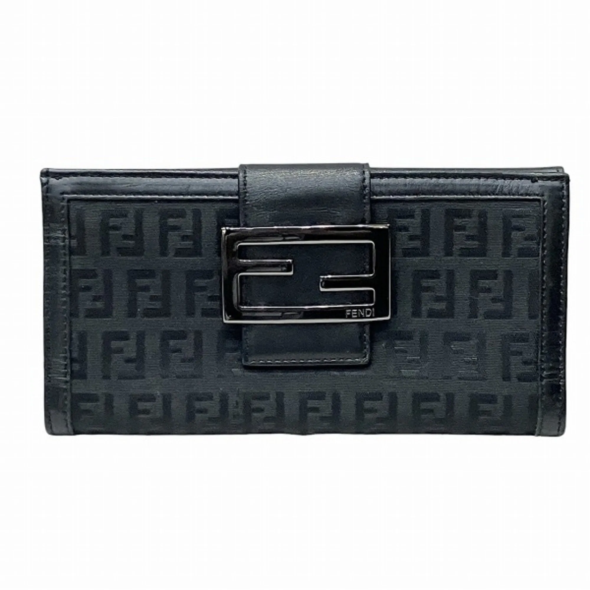 Fendi Zucchino Black Canvas Accessories