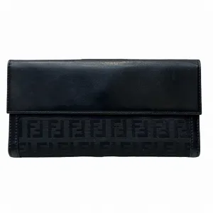 Fendi Zucchino Black Canvas Accessories