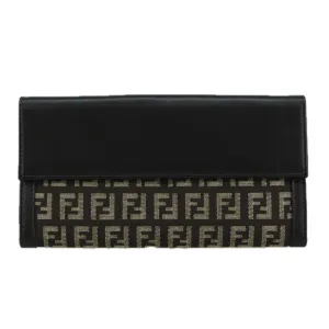 Fendi Zucchino Brown Canvas Accessories