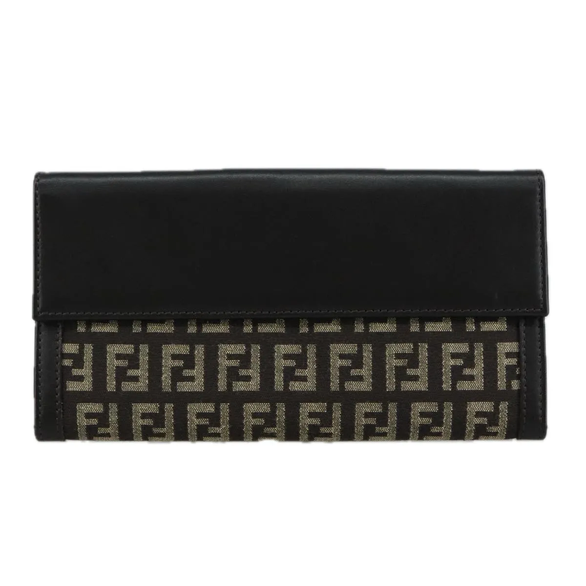 Fendi Zucchino Brown Canvas Accessories