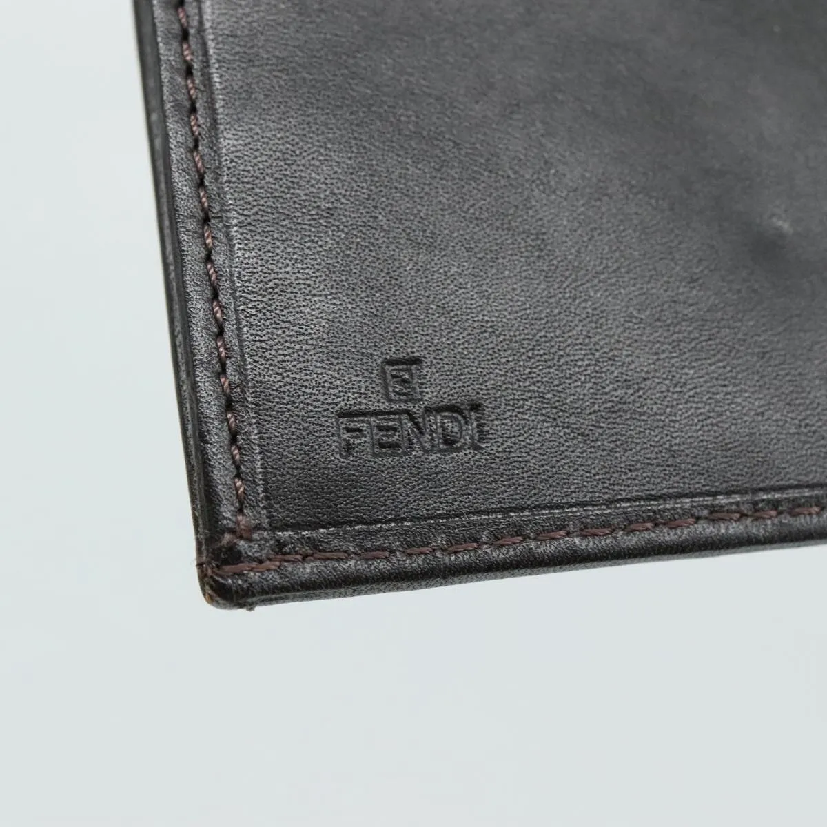 Fendi Zucchino Brown Canvas Accessories