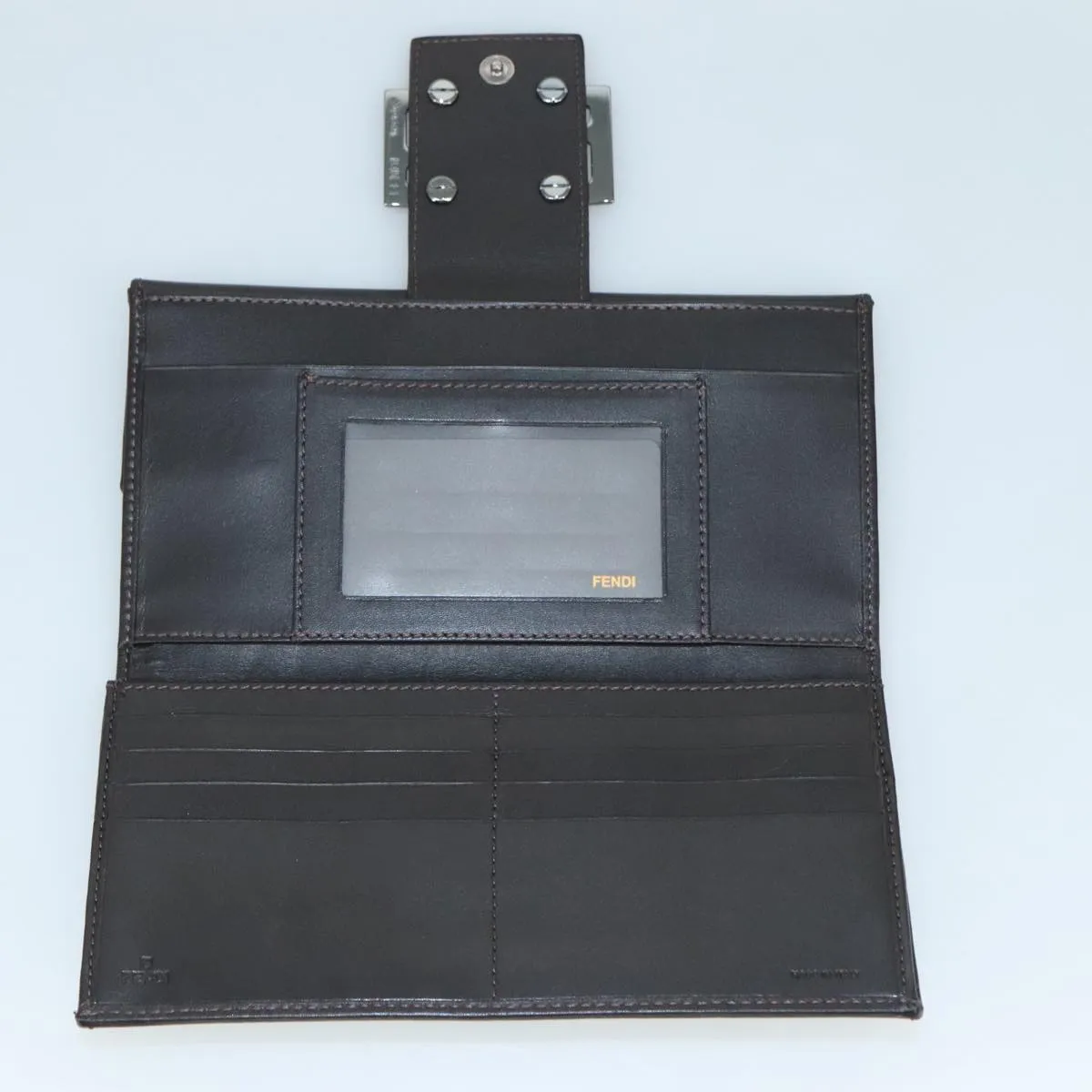 Fendi Zucchino Brown Canvas Accessories