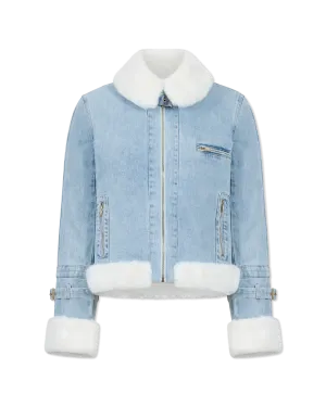 Generation Love Jude Denim Faux Fur Combo Jacket